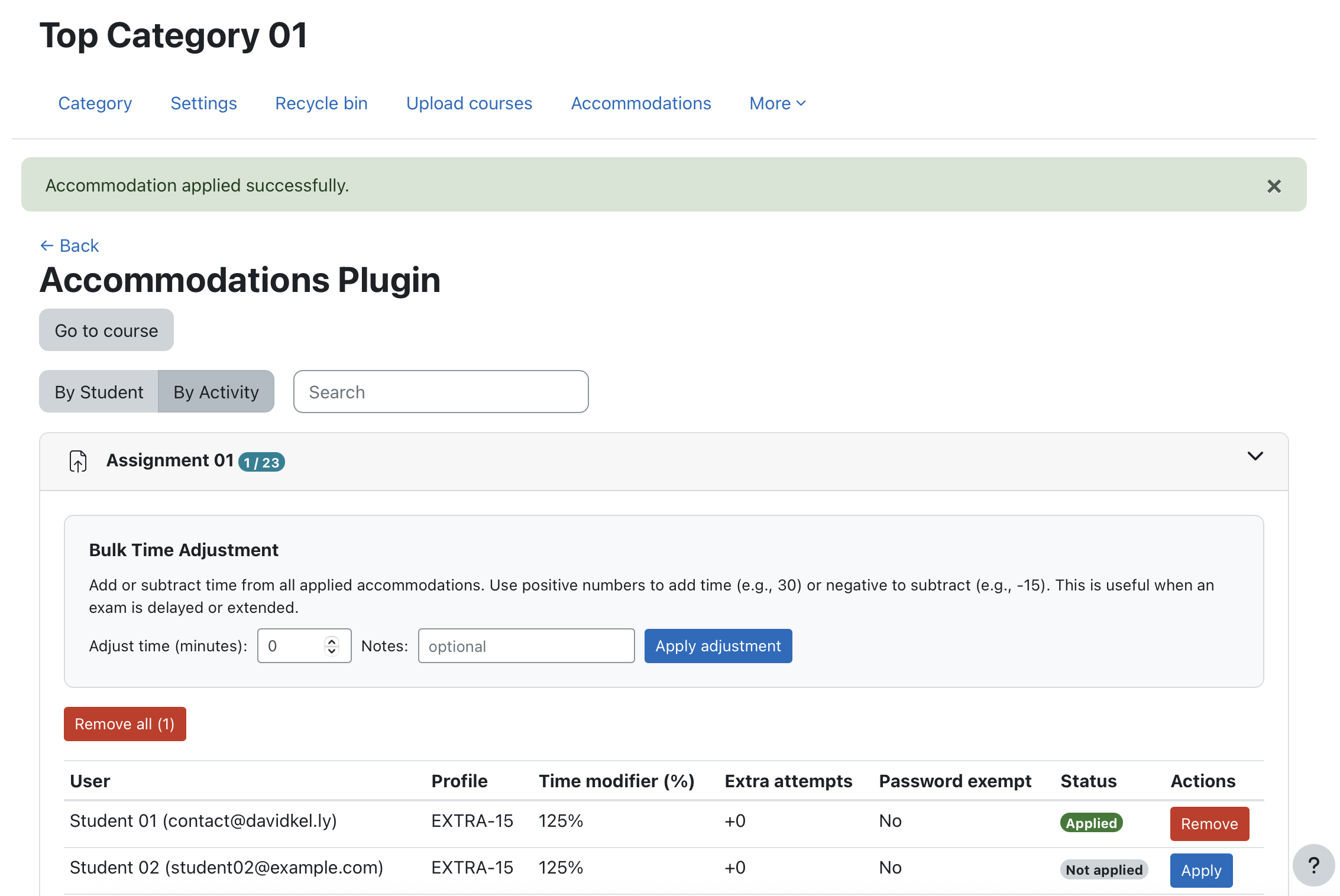 Accommodations screenshot 3