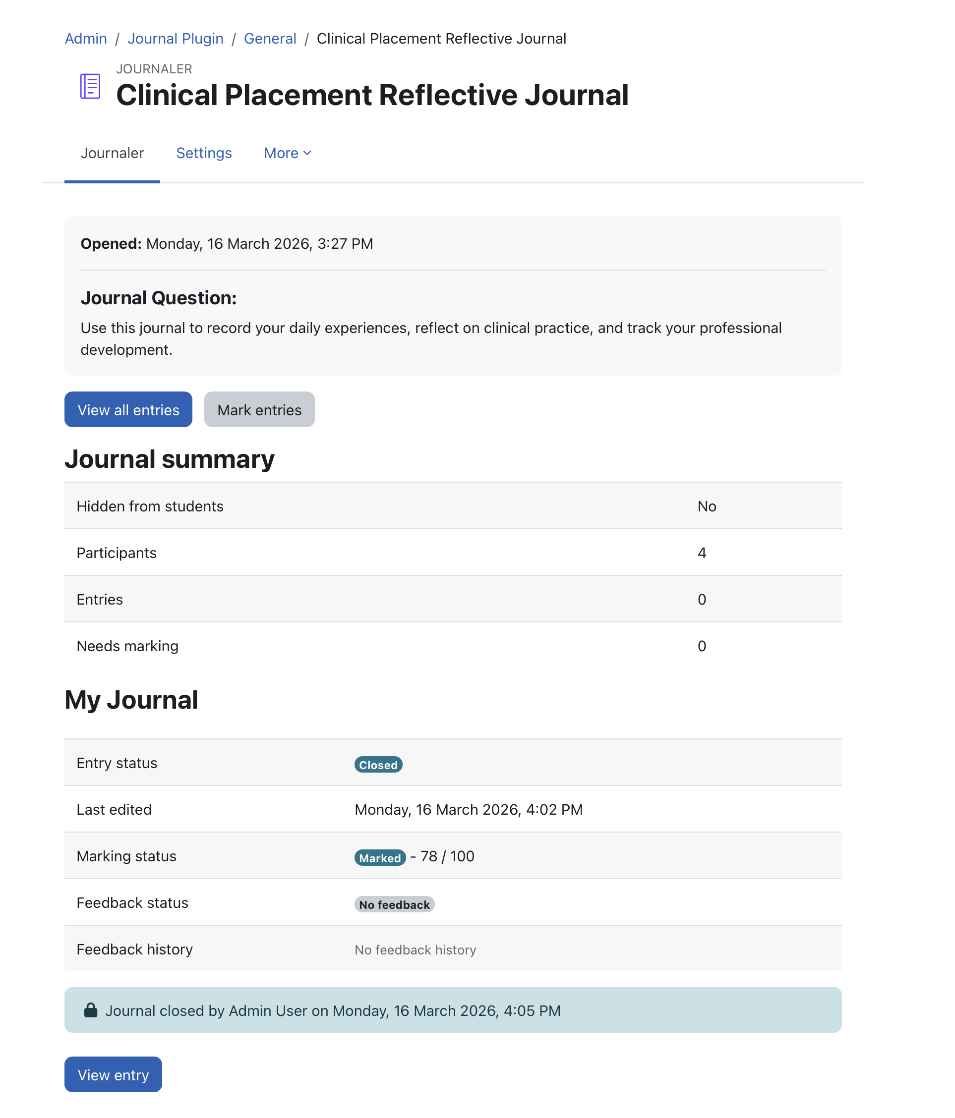 Journaler screenshot 6